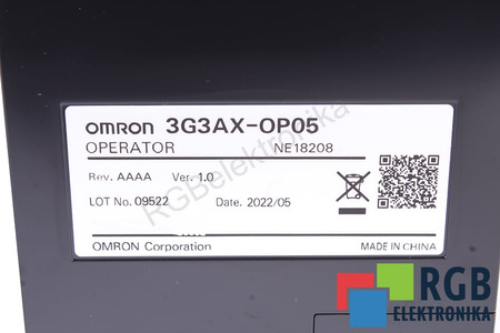 3G3AX-OP05 OMRON CONTROL Y PANEL DE CONTROL