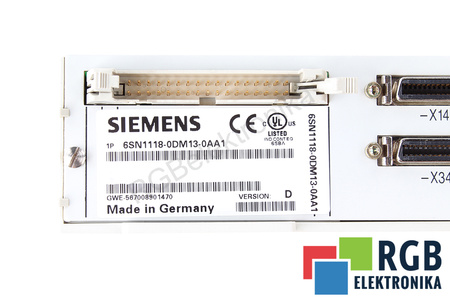 6SN1118-0DM13-0AA1 SIEMENS VERSION D SIMODRIVE 611