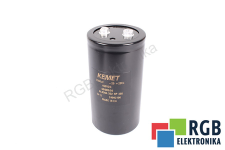 CONDENSADOR ALS30A332NP450 KEMET 3300UF, 450V, 76MM, 145MM