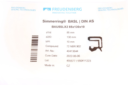 85X130X10 BAU5SLX2 FREUDENBERG EMPAQUE