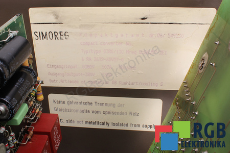 6RA2632-6DV57-0 SIEMENS D380/130 SIMOREG