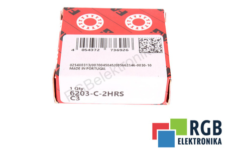 6203-C-2HRS-C3 FAG 17X40X12 RODAMIENTO