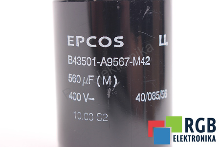 CONDENSADOR B43501-A9567-M42 EPCOS 560UF, 400VDC