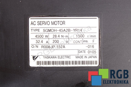 SGMDH-45A2B-YR14 YASKAWA