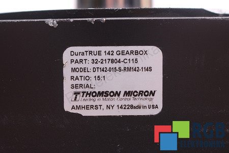 DT142-015-S-RM142-114S THOMSON MICRON I=15 ENGRANAJE