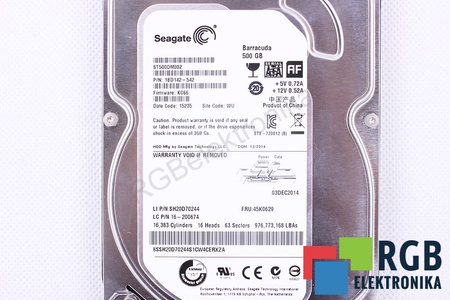 ST500DM002 SEAGATE 3.5" 500GB SATA