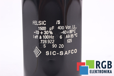 CONDENSADOR 1500UF450V SIC-SAFCO