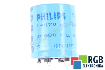 CONDENSADOR MHP9542 PHILIPS 470UF, 400V