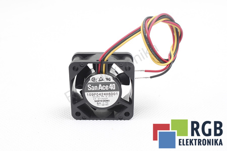 109P0424H6D01 SANYO DENKI SANACE40 40X40X20MM, 24V VENTILADOR