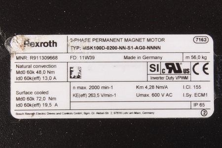 MSK100D-0200-NN-S1-AG0-NNNN REXROTH R911309668