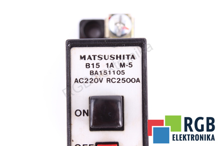 BA151105 MATSUSHITA B15 M-5 INTERRUPTOR-SECCIONADOR