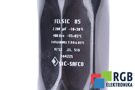CONDENSADOR FELSIC85 SIC-SAFCO 2200UF, 400V
