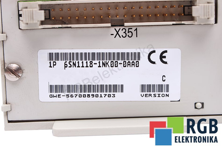 6SN1118-1NK00-0AA0 SIEMENS CONTROL BLOCK SIMODRIVE 611
