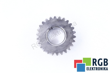 ENGRANAJE HELICOIDAL 65X57MM CORREA 36MM EJE 28MM CHAVETERO 6X2MM Z=26