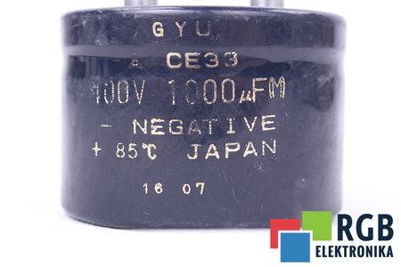 CONDENSADOR 1000UF 100VDC GYU