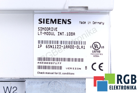 6SN1123-1AA00-0LA1 SIEMENS VERSION B SIMODRIVE 611