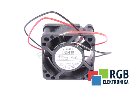 04020VA-24P-AA NMB TECHNOLOGIES 40X40X20MM, 24V, 0.13A VENTILADOR