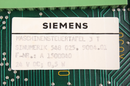 6FX1126-8AA00 SIEMENS SINUMERIK 3 TECLADO