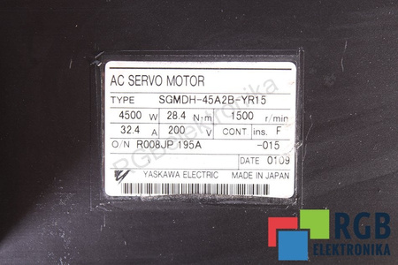 SGMDH-45A2B-YR15 YASKAWA ESTATOR