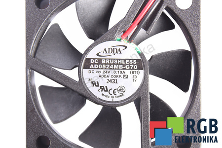 AD0524MB-G70 ADDA 50X50X10MM, 24V, 0.10A VENTILADOR