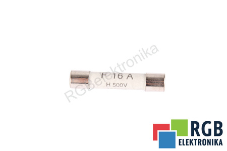 FUSIBLE RÁPIDO 189020 SIBA 500V, 16A, 6.3X32MM