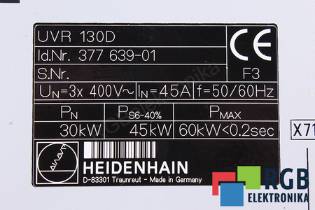 UVR130D HEIDENHAIN CAJA