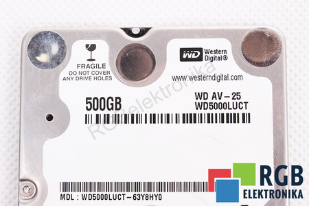WD5000LUCT WESTERN DIGITAL 2.5" 500GB SATA