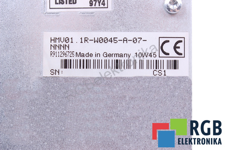 HMV01.1R-W0045-A-07-NNNN BOSCH REXROTH R911296725 INDRA DRIVE M