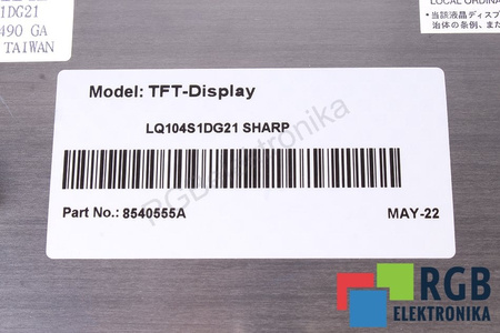 LQ104S1DG21 SHARP 10.4" MATRIZ LCD
