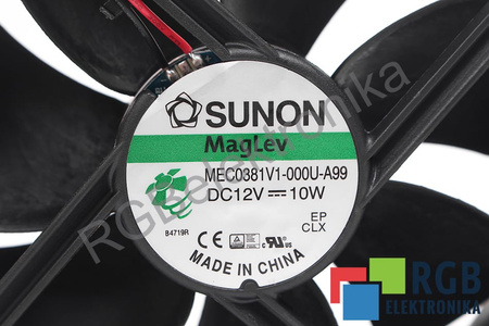 MEC0381V1-000U-A99 SUNON 120X120X38 12VDC 10W VENTILADOR