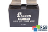 CONDENSADOR KP-3C ALCON 0.22UF, 1000V