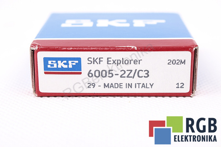 6005-2Z/C3 SKF 25X47X12 32000OBR/MIN, 16000OBR/MIN, 25X47X12, 11.9KN, 6.55KN