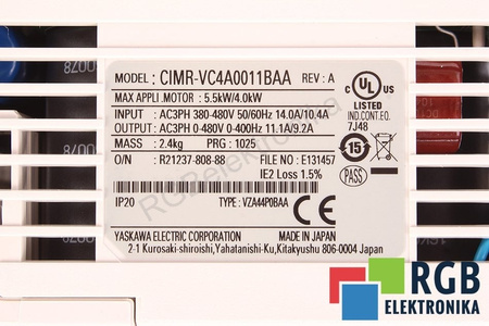 CIMR-VC4A0011BAA YASKAWA V1000