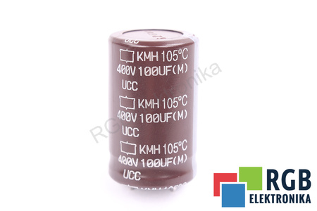 CONDENSADOR 100UF 400VDC UCC NIPPON
