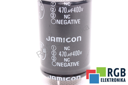 CONDENSADOR 470UF 400V JAMICON