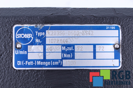 ES42 STOBER CON CAJA DE ENGRANAJES K203SG-0500-ES42