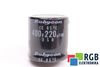 CONDENSADOR 220UF 400V RUBYCON