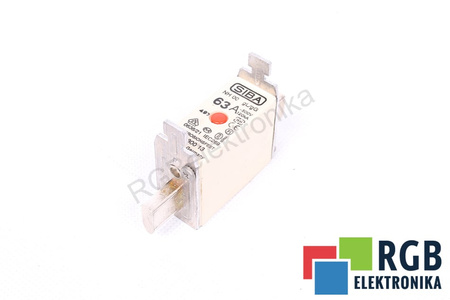 FUSIBLE 2030013 SIBA NH00 GL/GG 63A, 500VAC, 120KA