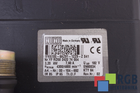 1FK6100-8AZ91-1ZZ9-ZS41 KUKA CUBIERTA DEL RESOLUTOR