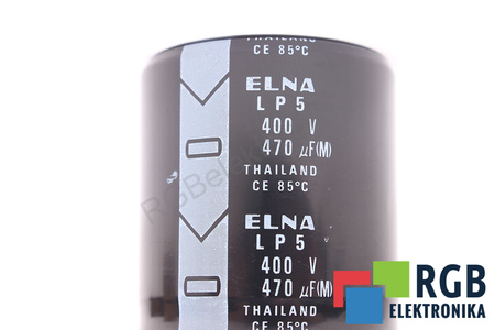 CONDENSADOR 470UF 400VDC LP5 ELNA