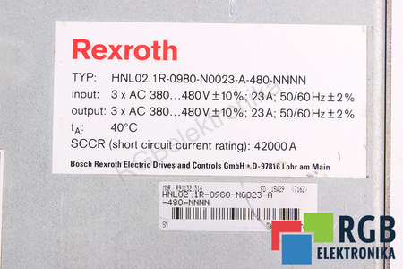 HNL02.1R-0980-N0023-A-480-NNNN BOSCH REXROTH R911321314 FILTRO