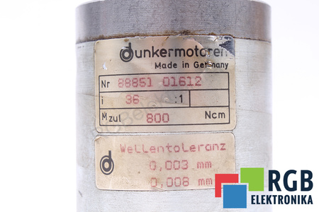 8885101612 DUNKERMOTOREN I=36 ENGRANAJE