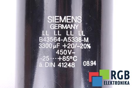 CONDENSADOR B43564-S5338-M SIEMENS 3300UF, 450V