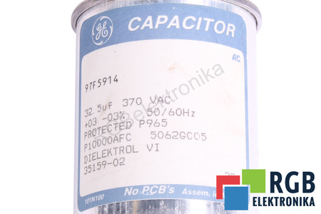 CONDENSADOR 97F5914 GE GENERAL ELECTRIC 32.5UF, 370V