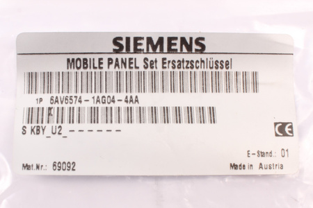 6AV6574-1AG04-4AA SIEMENS 10 SPARE KEYS
