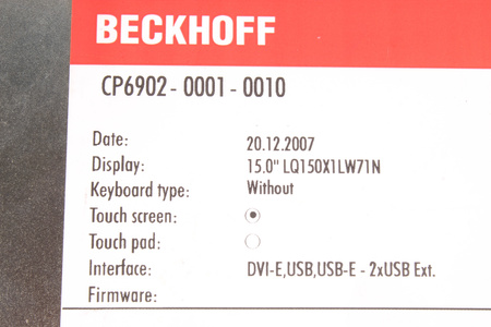 CP6902-0001-0010 BECKHOFF