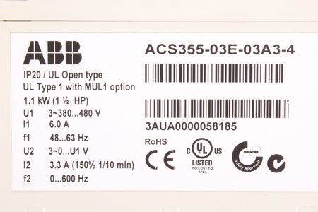 ACS355-03E-03A3-4 ABB