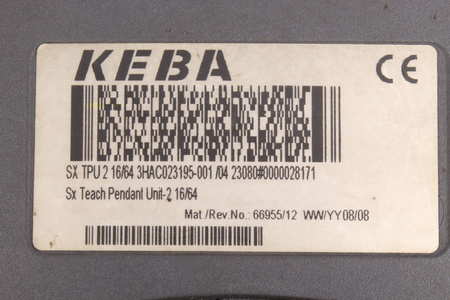 3HAC023195-001 KEBA PARTE POSTERIOR DE LA CAJA