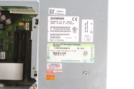 6FC5210-0DF20-0AA0 SIEMENS VERSION C SINUMERIK PCU 50