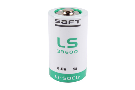 LS33600/STD SAFT D 17000MAH, 3.6V, 33.3X61.3MM BATERÍA